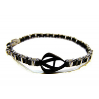 trend bracciale acciaio ipblack