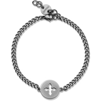 bracciale a catena con croce sagapo rebel