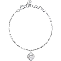 bracciale a catena con cuore pendente morellato