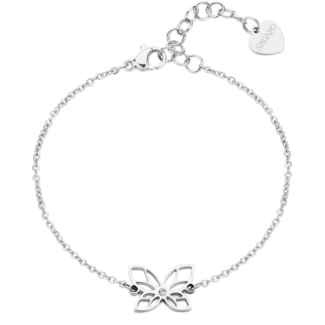 Bracciale a catena con farfalla e zircone S'Agapò