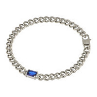bracciale a catena con pietra blu sognami uomo