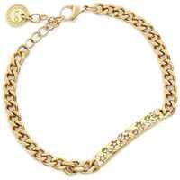 bracciale a catena liu jo in acciaio gold 