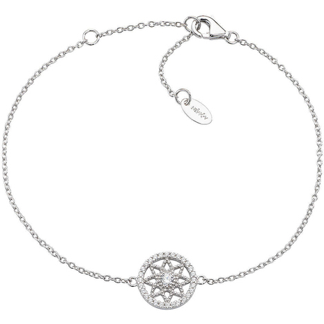 Bracciale Amen in aregnto con fiore della vita 