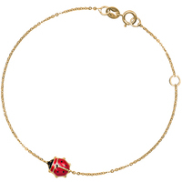 bracciale bimba in oro 9kt con coccinella