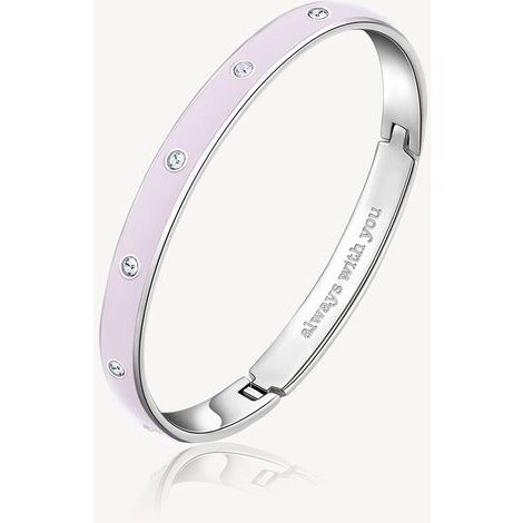 Bracciale Donna In Acciaio Con Smalto Multicolor E Catenina Regolabile - 5