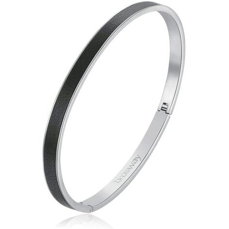 Bracciale Brosway in acciaio e pelle con incisione