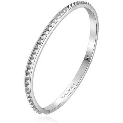Bracciale Brosway in acciaio silver con borchie