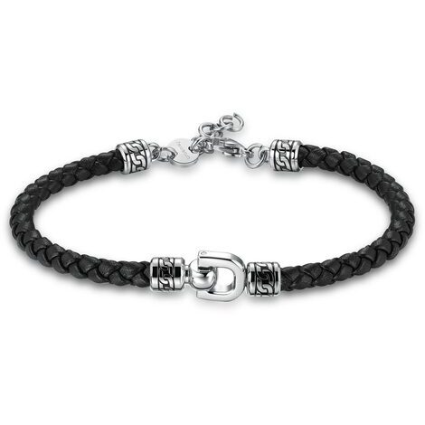 Bracciale Brosway Knocker in acciaio316L e pelle