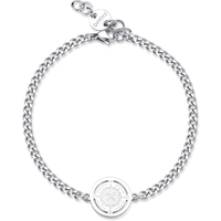 bracciale catena con rosa dei venti sagapo rebel