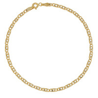 bracciale catena maglia traversino oro9kt sarnioro