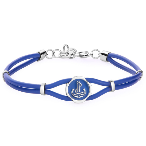 Bracciale con ancora in acciaio S'Agapò 