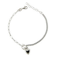 bracciale con zirconi in argento 925