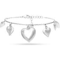 bracciale da donna in acciaio con cuori freddy 