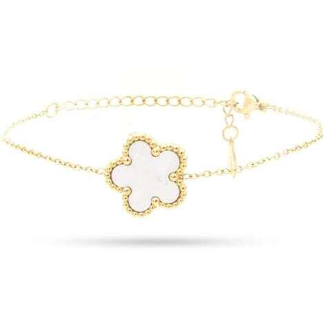 Bracciale da donna in acciaio con fiore Freddy 