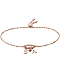 bracciale da donna in argento ros� armani 