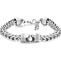 bracciale da uomo a catena spiga brosway knocker