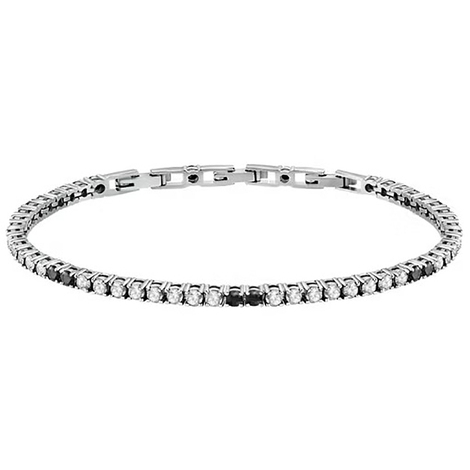 Bracciale da uomo in argento Morellato Tennis 