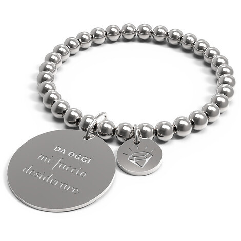 Bracciale Donna 10 Buoni Propositi Mi Faccio Desiderare Collezione Classic