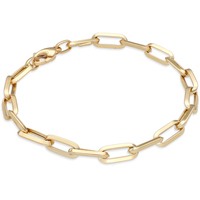 bracciale donna a catena in oro giallo 18 kt
