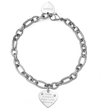 Bracciale donna con pendente S'agapò Be My Family