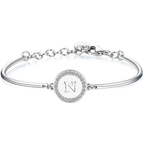 Bracciale in acciaio dorato lettera N Brosway - SANDRA GUGLIELMINO