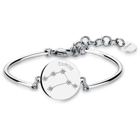 Brosway Bracciale Donna Chakra In Acciaio 316L Con Cristalli Swarovski - Segno Zodiacale - BHK13