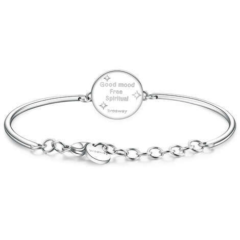 Brosway Bracciale Acciaio Occhio e Cristalli Chakra