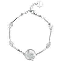 bracciale in acciaio a catena con serpente brosway