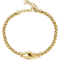bracciale in acciaio brosway knocker dorato 