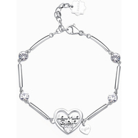 Brosway Bracciale Donna, Bracciale Rigido in Acciaio con Simbolo Cuore | Collezione Chakra - BHK379
