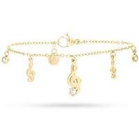 bracciale in acciaio con chiave di violino freddy 