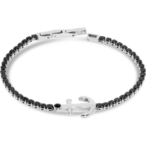 Bracciale in acciaio tennis con ancora LiuJo 