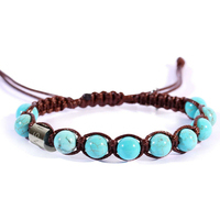 bracciale in filo con pietra celeste ivan basile 