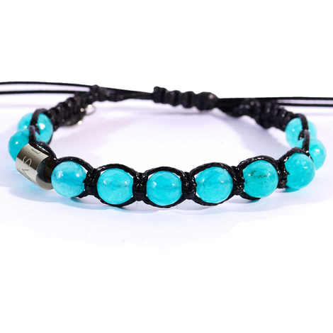 Bracciale in filo con pietre azzurre Ivan Basile