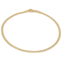 bracciale in oro 18 kt a catena groumette
