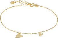 bracciale in oro 9kt con cuori