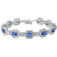 bracciale in ottone con zirconi sognami cerimonia