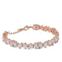 bracciale in ottone con zirconi sognami cerimonia