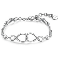 bracciale infinito brosway in acciaio