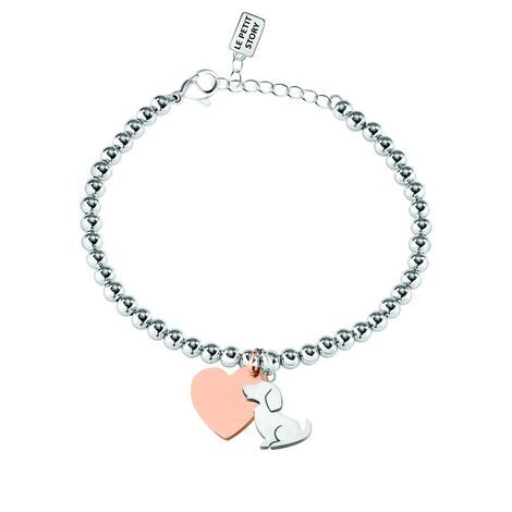 BRACCIALE LA PETITE STORY DOG & KITTY - LPS05AQI02