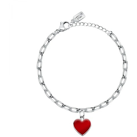 Bracciale La Petite Story in acciaio con cuore