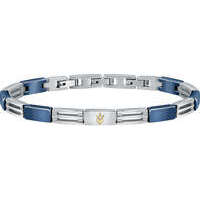 bracciale maserati in acciaio e ceramica