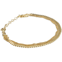 bracciale multifilo in argento 925 gold