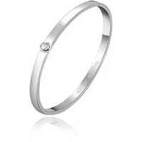 bracciale rigido brosway in acciaio con crystal