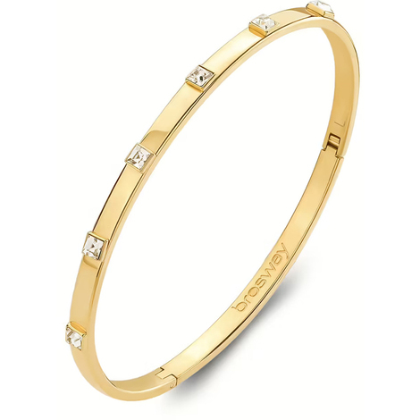 Brosway Bracciale STRONG in acciaio e pvd gun lucido Ref. BRG12 - Abruzzo a Casa Tua