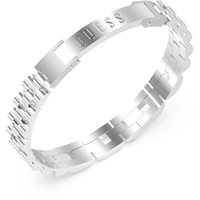 bracciale rigido in acciaio guess