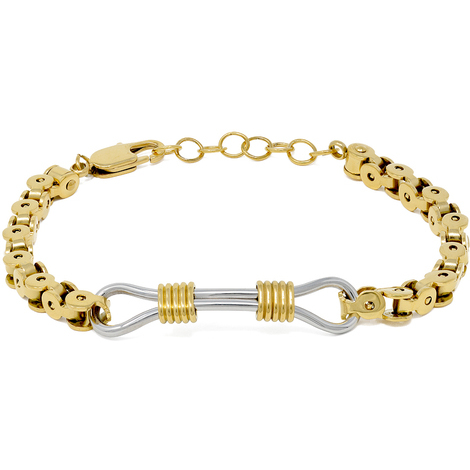 Bracciale Sognami Uomo in acciaio316L color oro