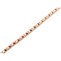 bracciale tennis con zirconi in oro bianco 9 kt