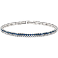 bracciale tennis doppio filo in argento 925