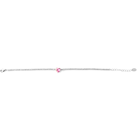 Bracciale tennis Feeling in argento925 con cuore 